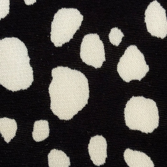 AVA JAMES Black and White Polka Dot Blouse - Picture 4 of 6